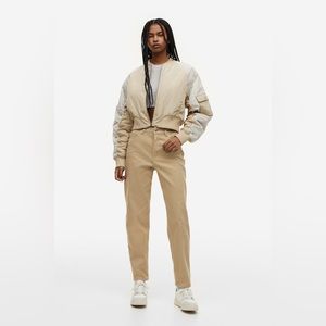NWT H&M loose fit twill pants